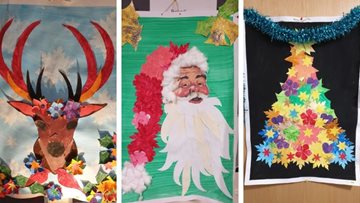 Creative Christmas crafts at Glasgow care home
